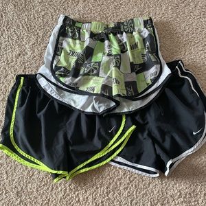 3 pack bundle Nike Tempo Shorts